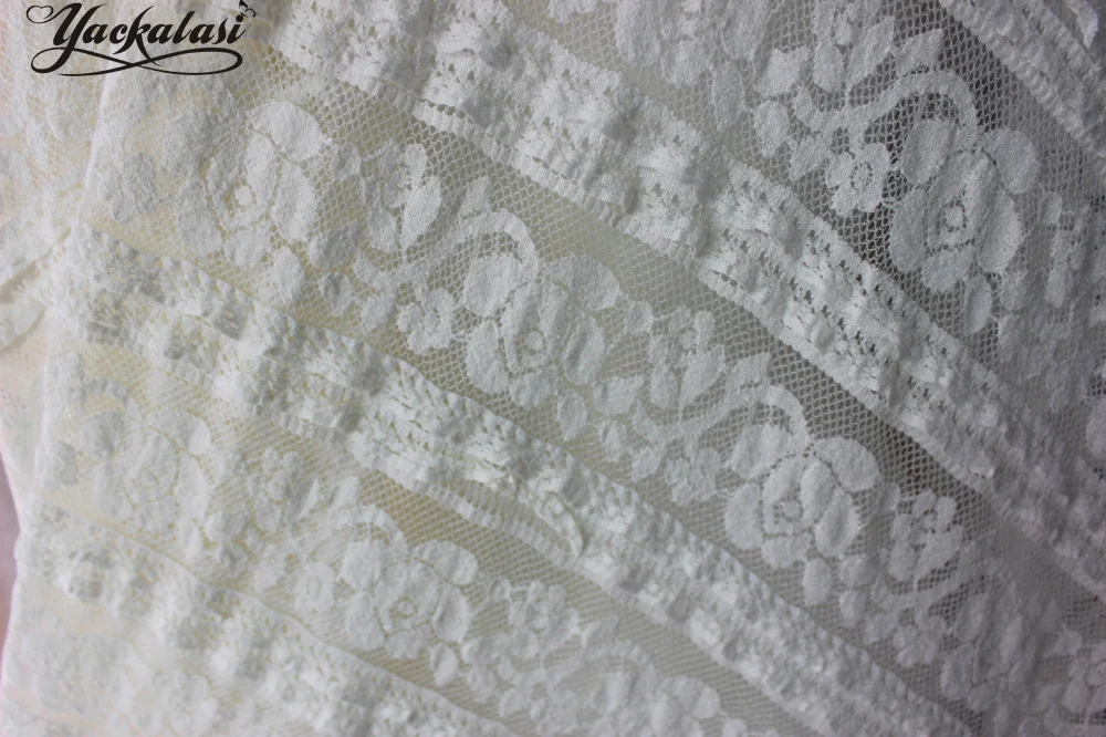 Из эластичной ткани с кружевом и оборками эластичная ткань для платья девочек