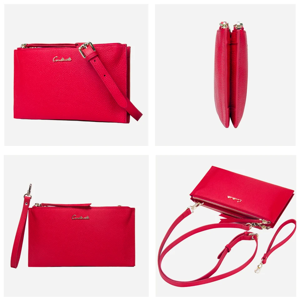 Fashion Long Woman Purse Brand Designer Female Wallet Clutch Genuine Leather Ladies Purses Women's Card Holder Wallets Phone Bag