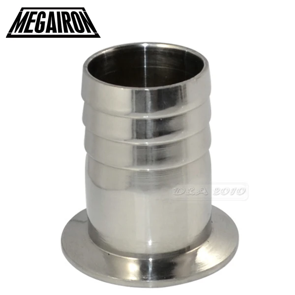 

MEGAIRON 1-3/4" OD 45mm Stainless Steel SUS SS316 Sanitary Hose Barb Pipe Fitting Ferrule OD 50.5mm fit 1.5" Tri Clamp