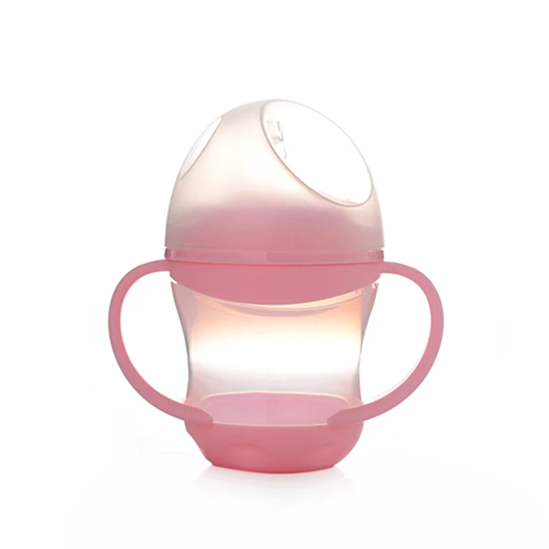 Baby Learn Drinking Bottle Silicone 160ml Infant Water Milk Juice Min Cup Children Sippy Training Cups With Two Handles T2514 | Мать и
