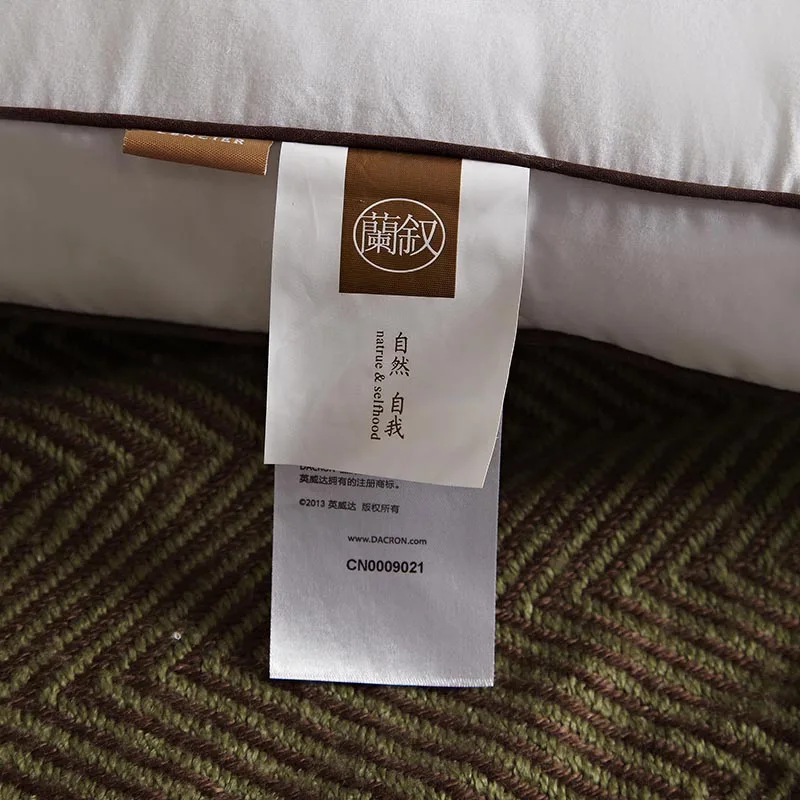 Постельные принадлежности подушка для шеи 100% хлопок высокое качество 5 звезд