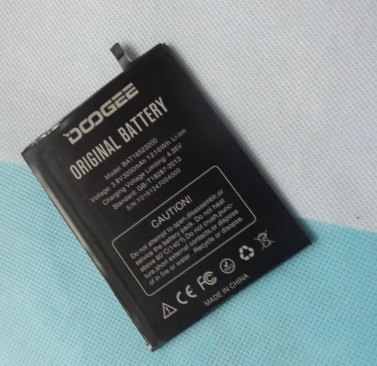 Оригинальная батарея для Y6 новинка 5 дюймов DOOGEE Y6C мобильный телефон 3200 мАч с