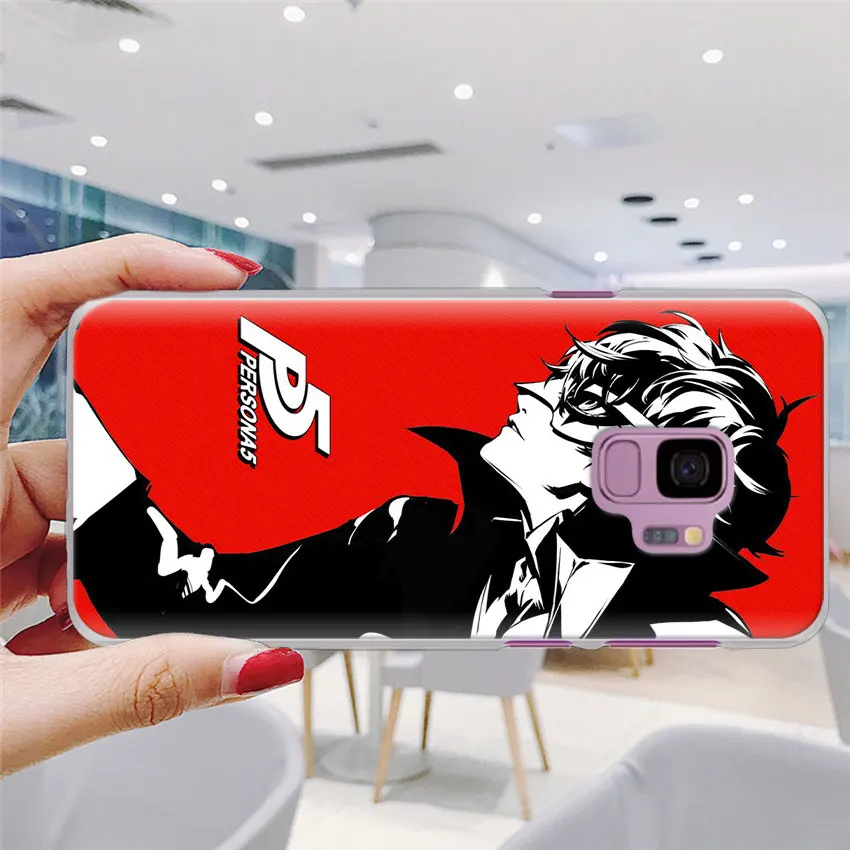 P5 P Persona 5 чехол для телефона для samsung Galaxy S10e S10 плюс S7 S8 S9 Plus, Note 8, 9, 10, плюс S10 5G M20 M30 жесткий чехол Coque