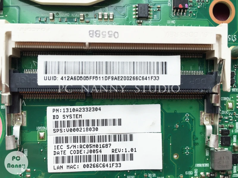 Материнская плата PCNANNY V000218030 6050A2332301 для ноутбука Toshiba Satellite L650 L655 материнская с