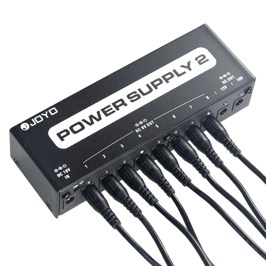 Joyo JP 02 Электропитание 2 гитарное педальное устройство с 10 изолированными