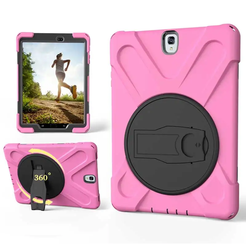 Безопасный Ударопрочный ПК силиконовый чехол для Samsung Galaxy Tab S3 9 7 &quotПират 360