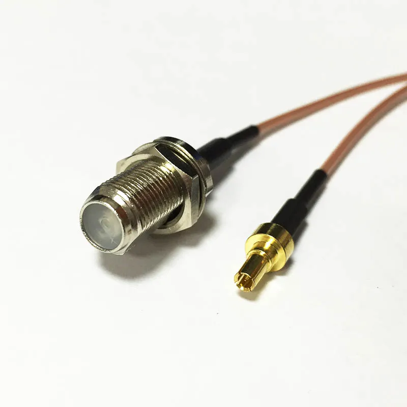 Новый переходник с гнездовым разъемом F CRC9 Штекерный соединитель RG178 оптовая