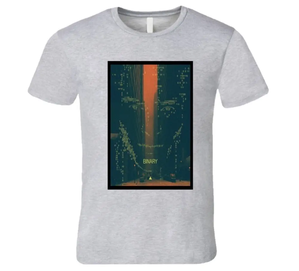 Футболка Gildan BINARY THE MOVIE THRILLER с цифрами|t shirt|shirt tshirt t shirt |