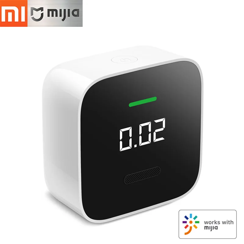 Formaldehyde Monitor Xiaomi Mijia монитор формальдегида домашний безопасный детектор газа Тестер качества воздуха OLED анализатор газа Bluetooth Mijia управление приложением - Цвет: Formaldehyde Monitor