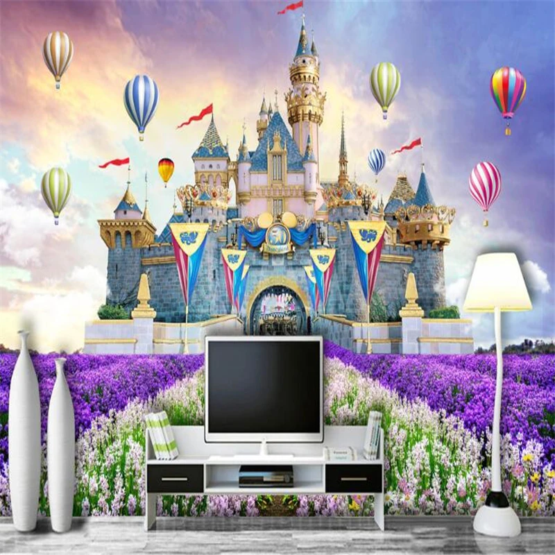Beibehang бумажные обои 3d на заказ Модные индивидуальные HD с изображением замка