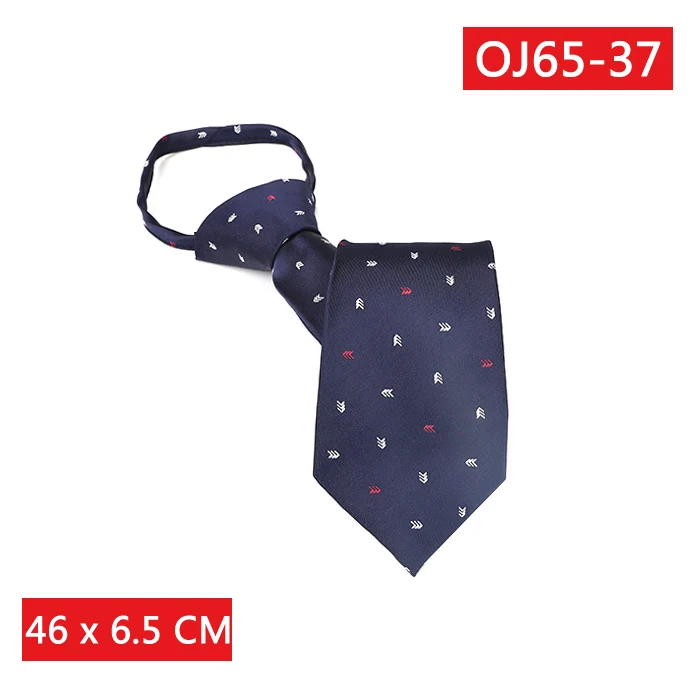 OJ65-37 YISHLINE мужские галстуки на молнии 2,56 дюймов с мультяшными буквами в полоску модный легкий галстук для свадебной вечеринки - Цвет: OJ65-37