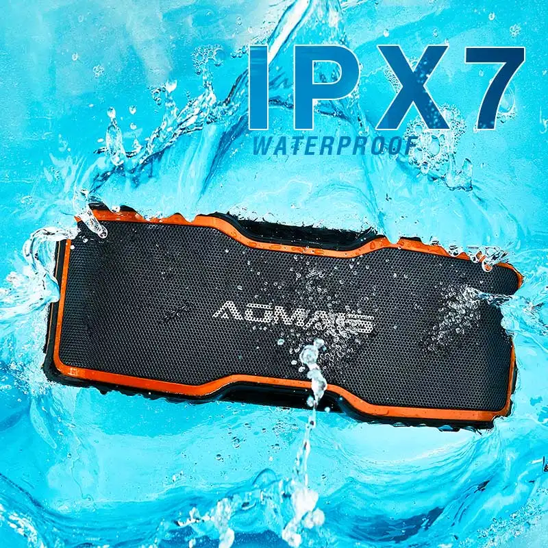 AOMAIS Спорт II + Bluetooth Динамик s Портативный IPX7 Водонепроницаемый 20 H воспроизведения