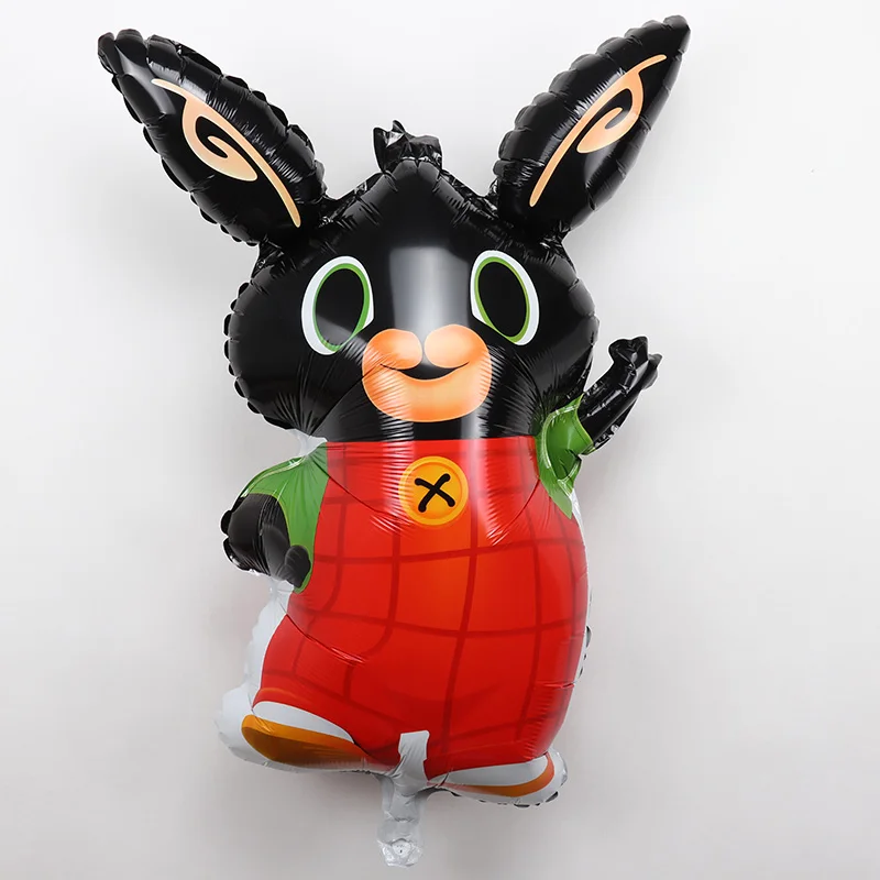 1pcs as picture 15 шт. 86*60 см Bing Банни фольгированные шары мультфильм кролик Воздушные шары 12 дюймов красный черный горошек латексные шары День рождения Декор поставки T - Цвет: 1pcs as picture