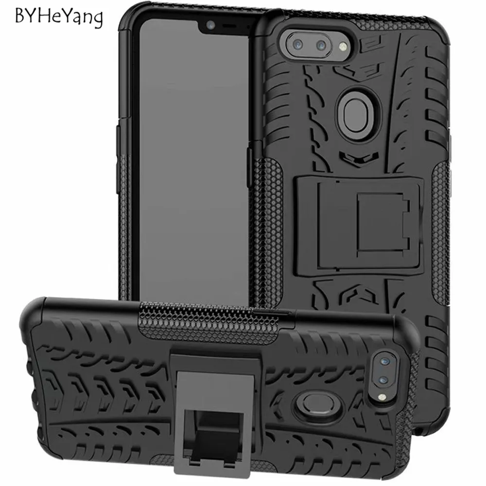 For Oppo A3s Case for A5 Heavy Duty Armor Slim Hard Tough Rubber Cover Silicon Coque A3S A 3S / |