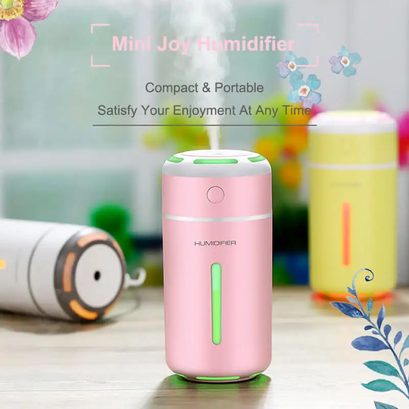 Professional USB Air Humidifier 230ML Mini Ultrasonic Aroma Fogger with LED Night Light Car Mist Maker Purifier | Бытовая техника