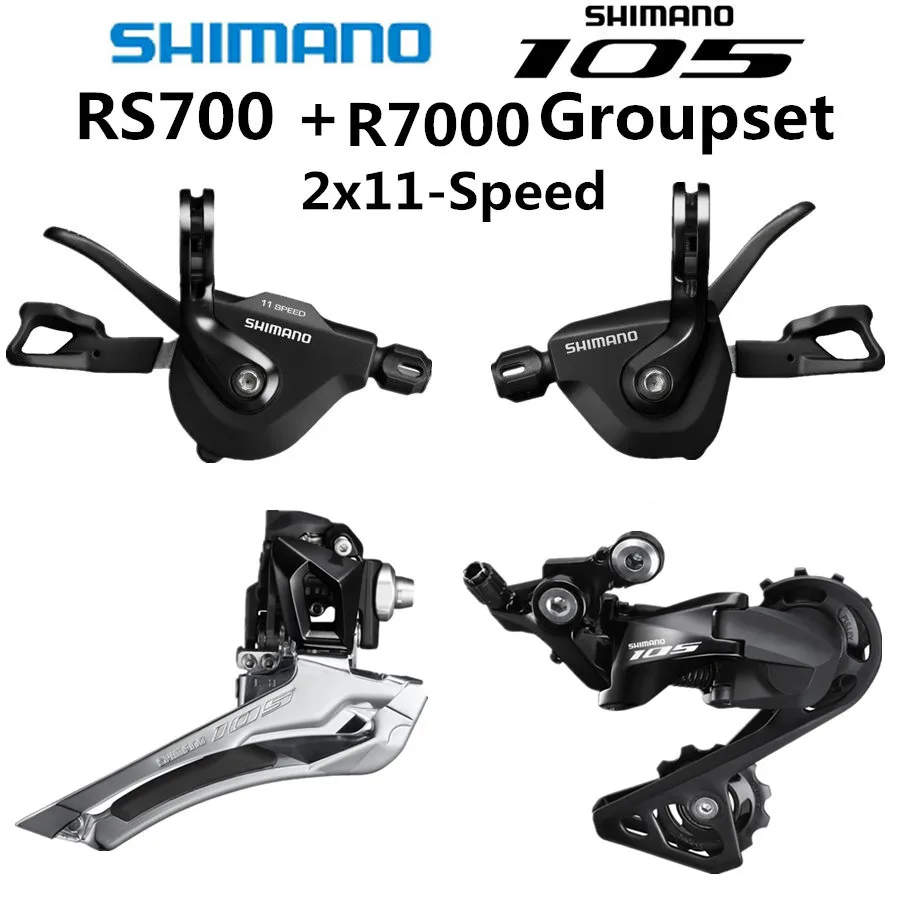SHIMANO RS700+ R7000 группа 105 R7000 переключатель дорожный велосипед SL+ FD+ RD передний переключатель задний переключатель