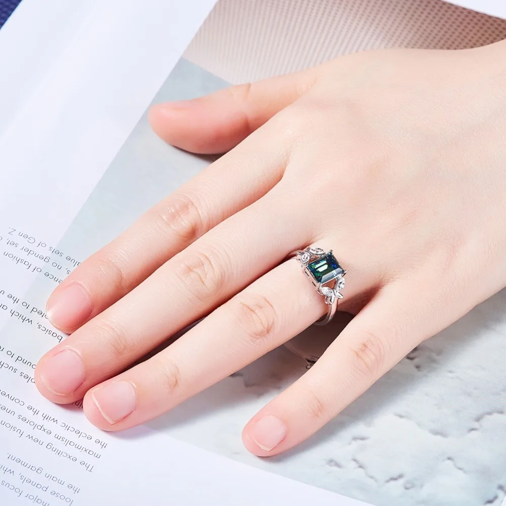 CDE, женские кольца, украшенные кристаллами Swarovski, регулируемое кольцо-бабочка, ювелирное изделие с кристаллами насекомых, обручальные кольца