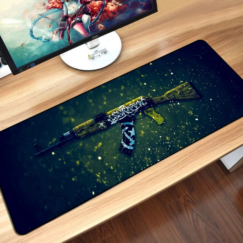 Коврик для мыши CS GO игровой коврик с пистолетом CSGO ПК компьютера Dota2 Player сделай