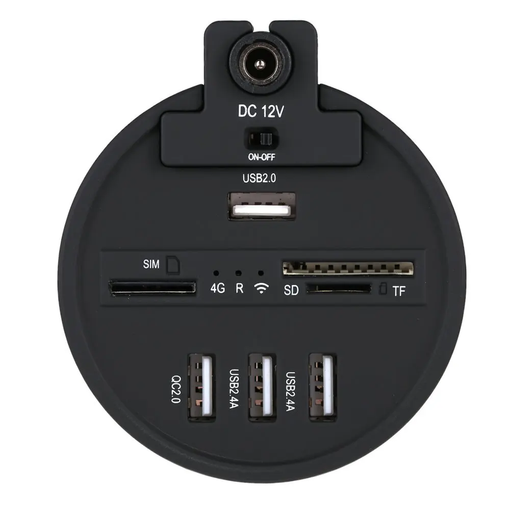 Беспроводной Card Reader 3 Порта USB Hub 4 Г Маршрутизатор WiFi Hotspot Банк внешней Силы с SIM Slot