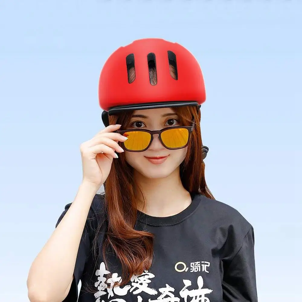 Оригинальный Xiaomi Mijia Qicycle защитный шлем EPS Регулируемая дышащая вентиляция