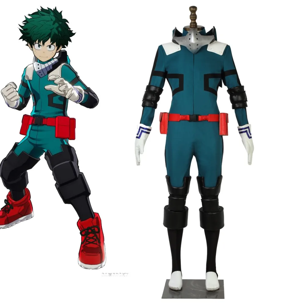 

Cosplaydiy My Hero Academia Boku no Hero Akademia Izuku Midoriya Cosplay Costume Adult Midoriya Izuku Version 2 Suit L320