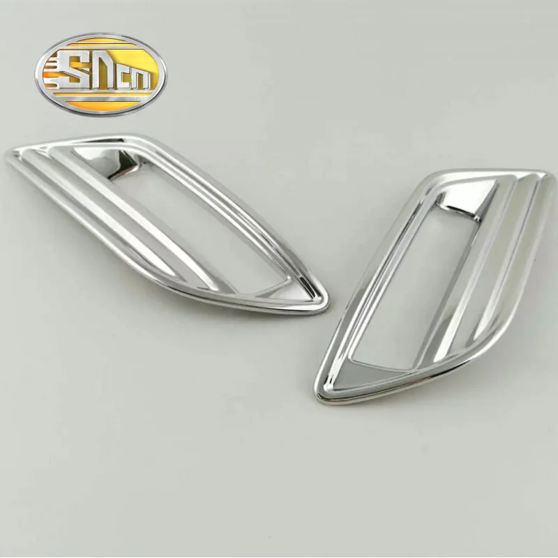 4 шт./компл. ABS Хромированные Наклейки Trim Molding Garnish Передней и Задней