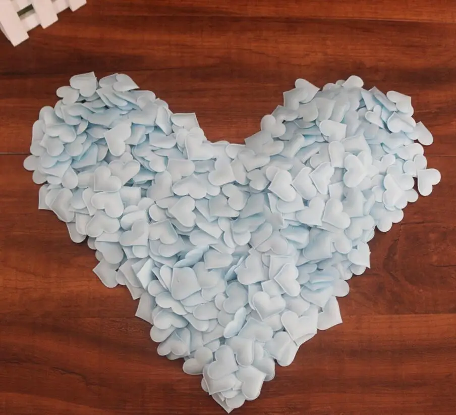 1000 шт. декоративные цветы в форме сердца 3 см| |