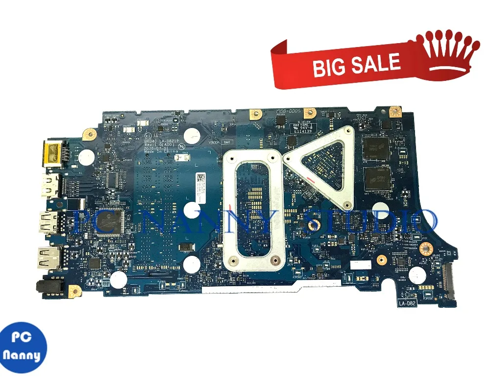 PCNANNY 09WC1G 9WC1G для Dell Inspiron 7460 материнская плата ноутбука BKD40 LA D821P DDR4