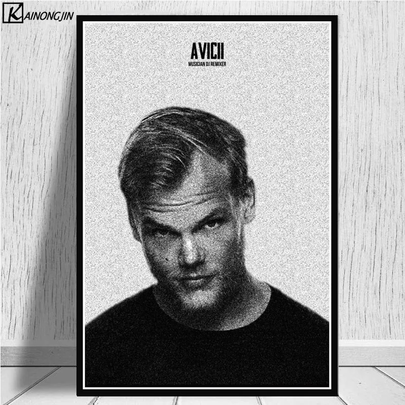 011 Avicii плакат DJ МУЗЫКА певица звезда Легенда плакаты и принты Холст Живопись стены Искусство картина для гостиной домашний декор - Цвет: 011