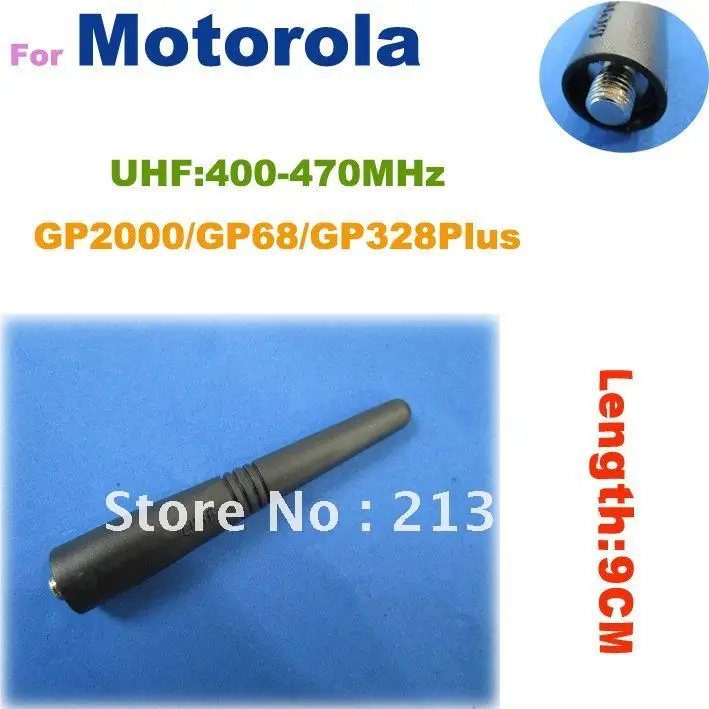 UHF:400-470MHz Antenna for Motorola GP68/GP2000/GP328Plus/GP338Plus/gp88s/gp340/gp328/gp338/gp300/gp140