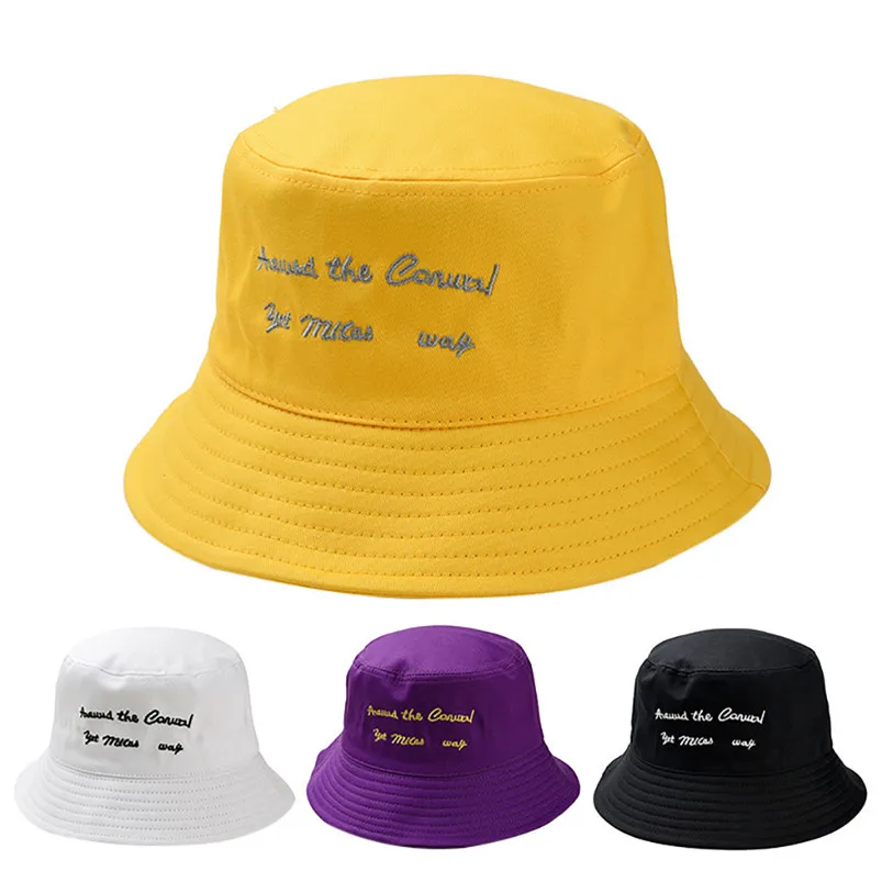 Зимние Для женщин мужчин Пара Мода Рыбацкая шляпа унисекс с вышитыми буквами