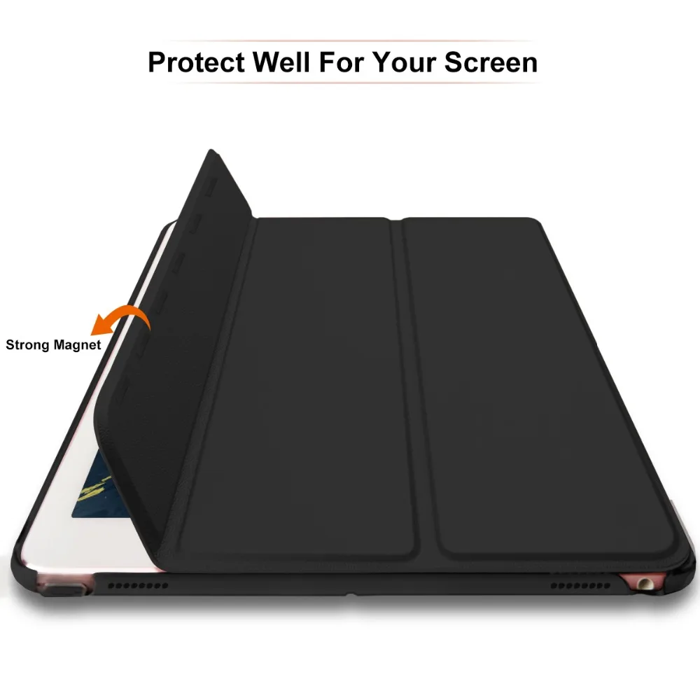 Для iPad Pro 12 9 2018 (A2014 A1876 A1895) чехол из искусственной кожи ультратонкая прозрачная