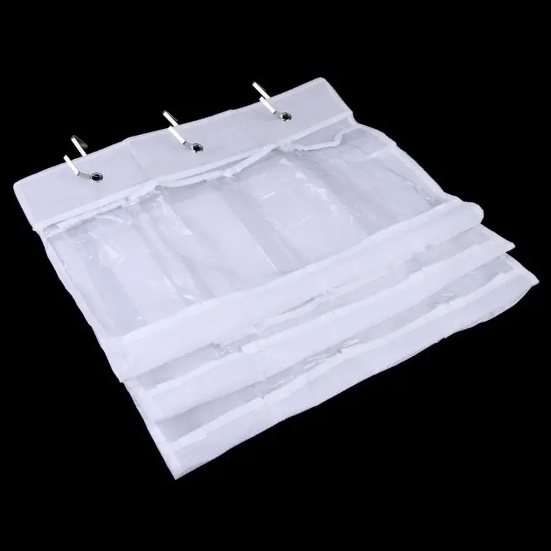 Подвесная стойка для обуви держатель с 24 карманами за дверью 3 крючками