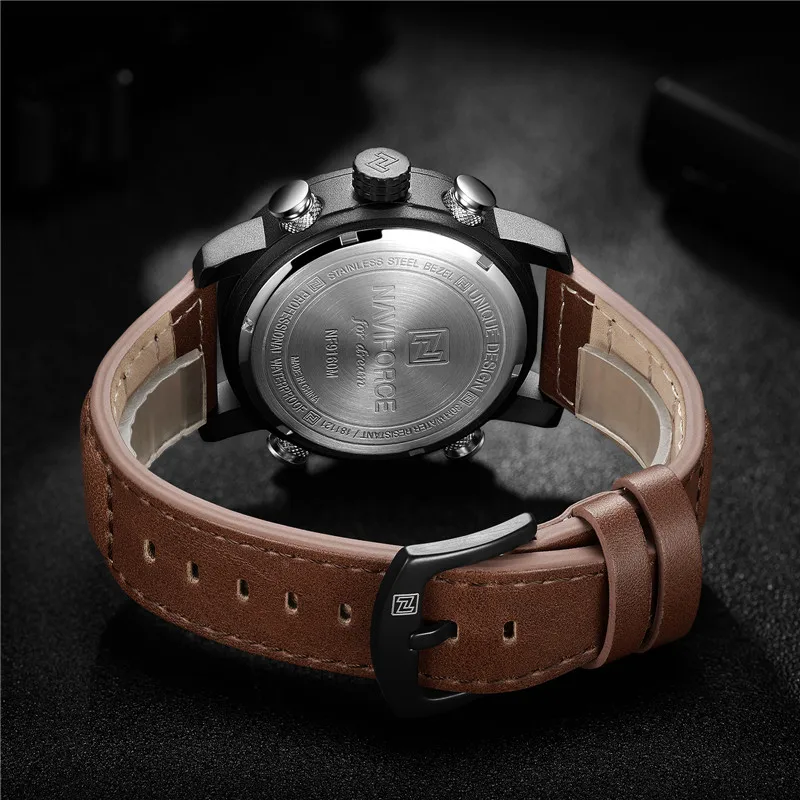 Часы NAVIFORCE Top Brand мужские модные светодиодные цифровые кварцевые спортивные