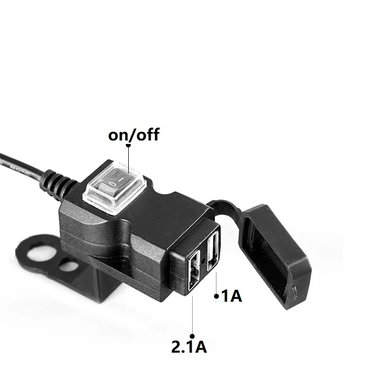 9-24v 9-90v 36V 48V 72V 84v Double1.0A 2.1A USB Charger Universal Electric Scooter Motorcycle Mobile Phone E-bike | Спорт и