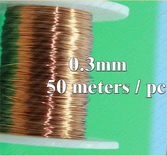 0 3 мм * 50 м/ПК QA 1 155 эмалированная медная проволока из полиуретана|copper wire enameled|enameled