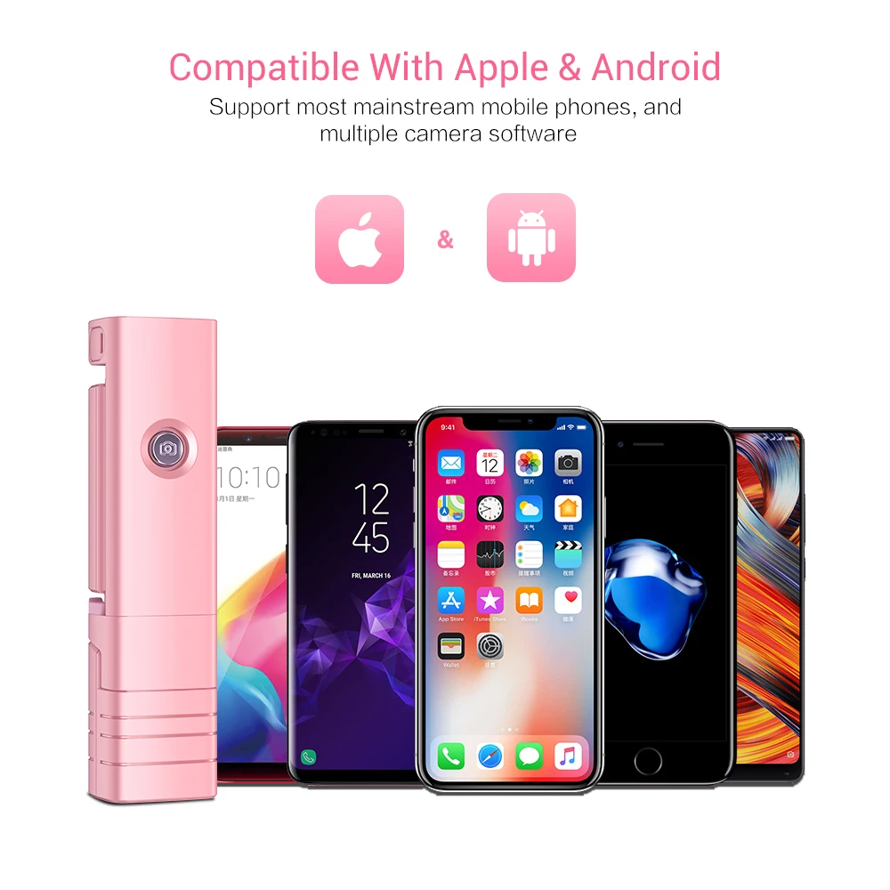 RAXFLY Mini Bluetooth Универсальная селфи палка складной Ручной штатив монопод для смартфона iPhone Xiaomi samsung huawei Sophie