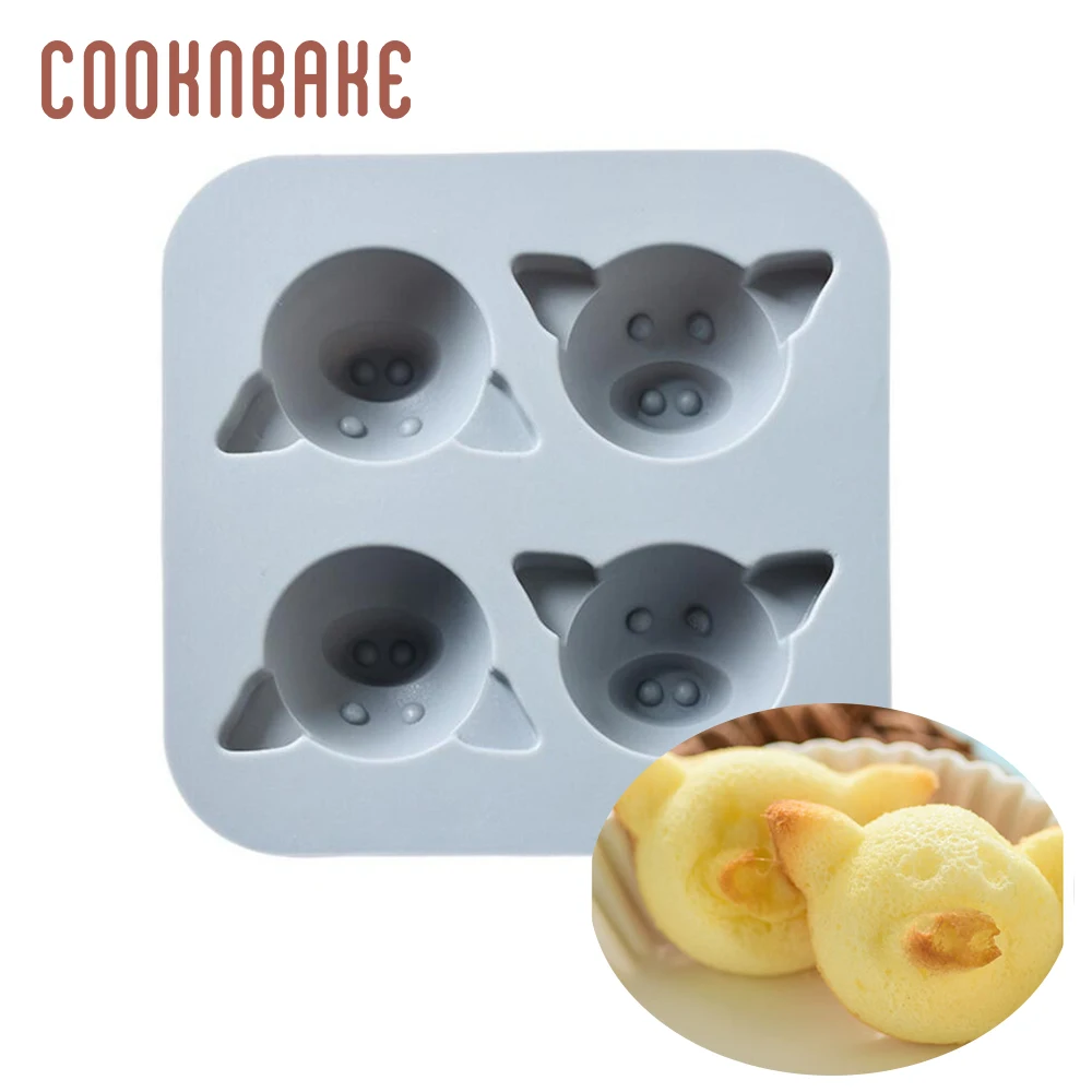 COOKNBAKE свинья силиконовая форма для торта кондитерские изделия выпечки конфет