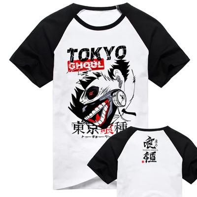 

New Tokyo Ghoul T-Shirt Anime Ken Kaneki Cotton Fashion Men Women Clothes Short Sleeve Tshirt Tops