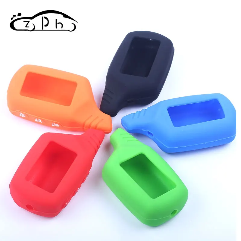 

Silicone Case for Starline B9 B6 B91 B61 A91 A61 V7 KGB FX-5 Jaguar Ez-one Twage LCD 2 Way Alarm Car Remote Cover 3 Button