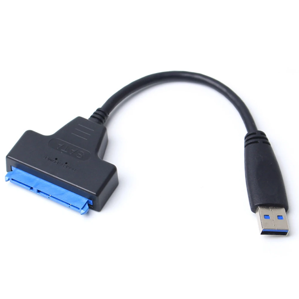 USB 3 0 для SATA 22 Pin 2 5 дюймов драйвер жесткого диска SSD адаптер кабель конвертер |