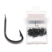 a box high carbon steel barbed hook yd with sizes 1 13 fishing tackle