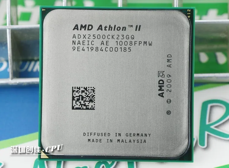 Процессор AMD Athlon II X2 250 3,0 ГГц AM3 938-pin 65 Вт Двухъядерный 2 м кэш 45 нм настольный процессор разбитые кусочки