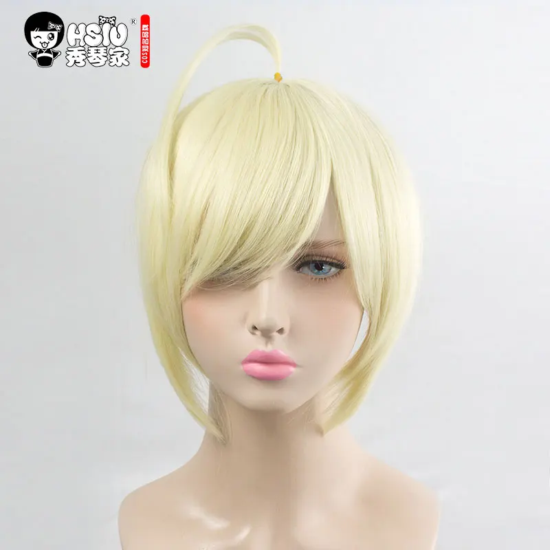 HSIU, новинка, высокое качество, Saber Arturia Pendragon, косплей, парик Fate Costume Play, парики, костюмы на Хэллоуин, волосы