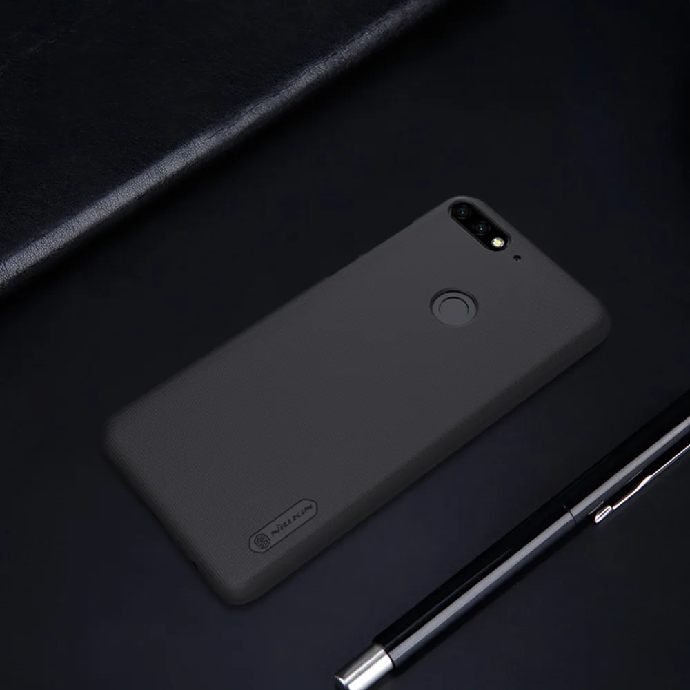 NILLKIN супер матовый защитный чехол для Huawei Y7 Prime 2018 жесткий Подарочная Розничная