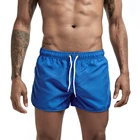 Мужские плавки, Однотонные трусы для плавания, пляжная одежда, бермуды, для серфинга, 14 цветов