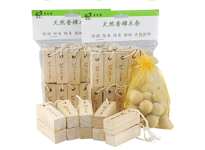 

Free shipping Camphor ball camphor wood camphor black white mothballs moth ball 20pcs wood batten +20 pcs wood ball