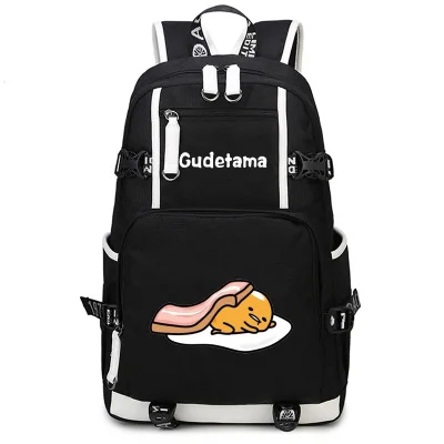 Gudetama Backpack Anime Cosplay Nylon School Bag Travel Bags