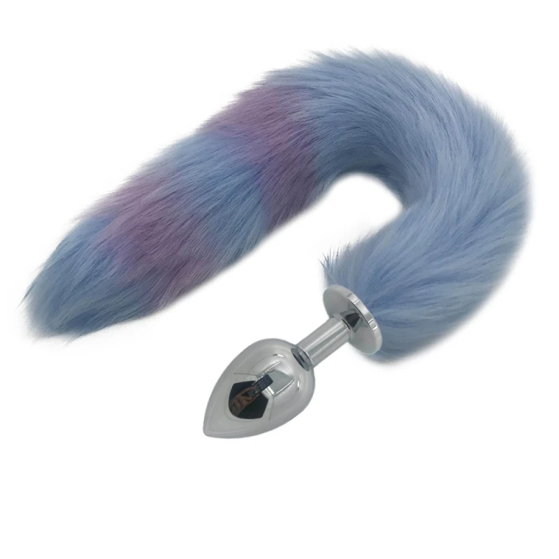 Metal Anal Sex Toys Anus Bead Smooth Butt Plug Fox Tail Massager Insert Shop for Women Men Couples H8-211B | Красота и здоровье
