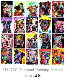 5D DIY Алмазная картина животное собака вышивка крестиком полная Алмазная вышивка 3D бриллиантовый рисунок Рождество подарки Домашний декор